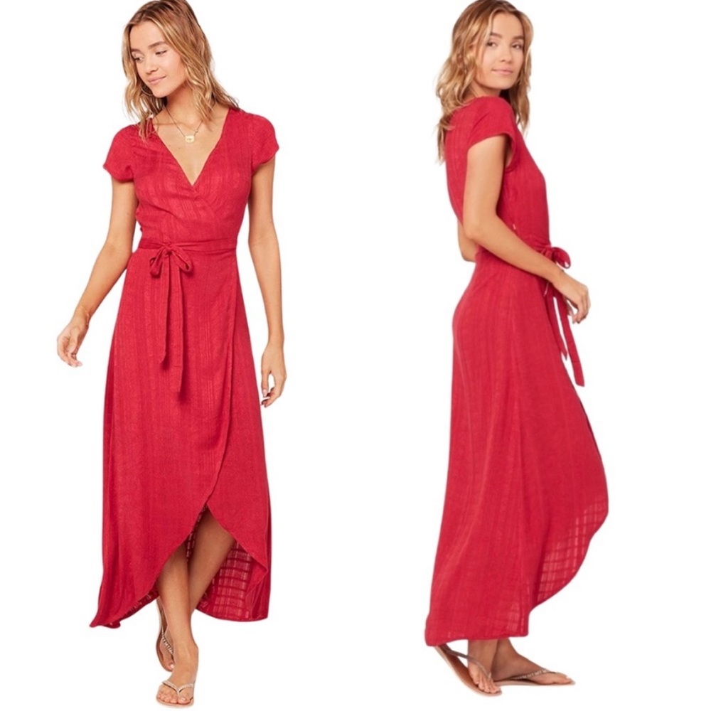 L*Space Goa Wrap Maxi Dress Size S